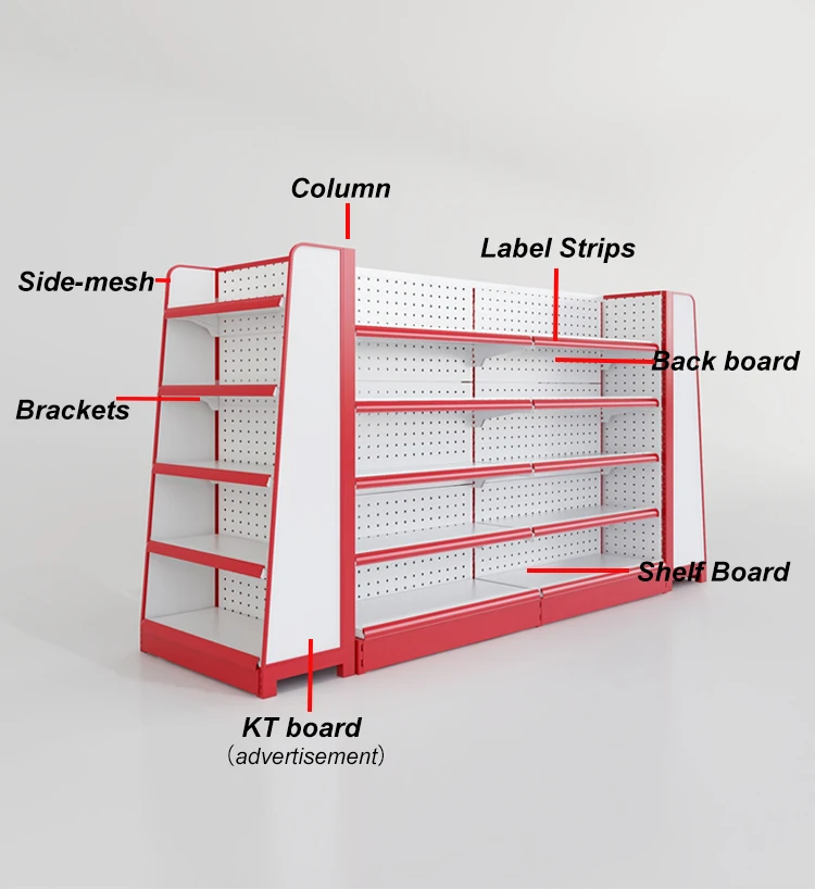 Hot Sale Display Stand Stands Commercial Rack Shelf Pink Industrial