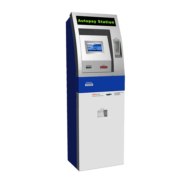 KMY Free-standing Lobby Type Cash/bill Acceptor/dispenser TVM Ticket Vending Machine/Kiosk