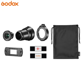 Godox AK-R21 Flash Accessories Projection Attachment Lens Round Head Fresnel Head Slide Kit for Godox AD200Pro V1 Flash detail image