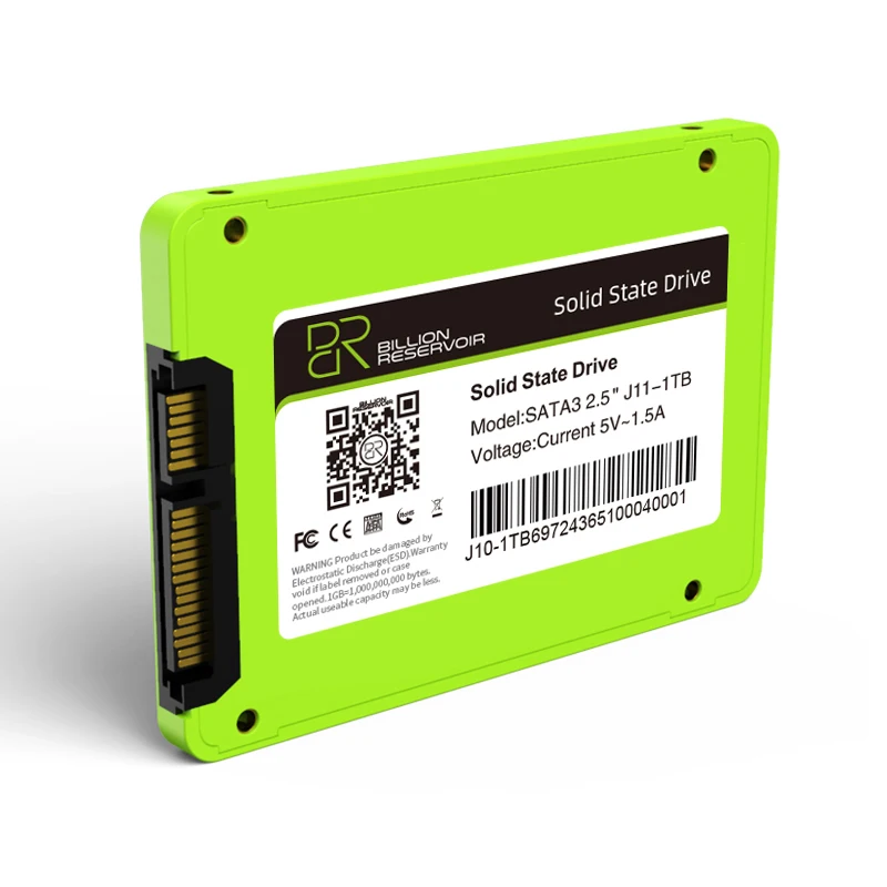 BR Factory 2.5inch SATA 3 SSD Hard Drive - 1TB Internal Disk
