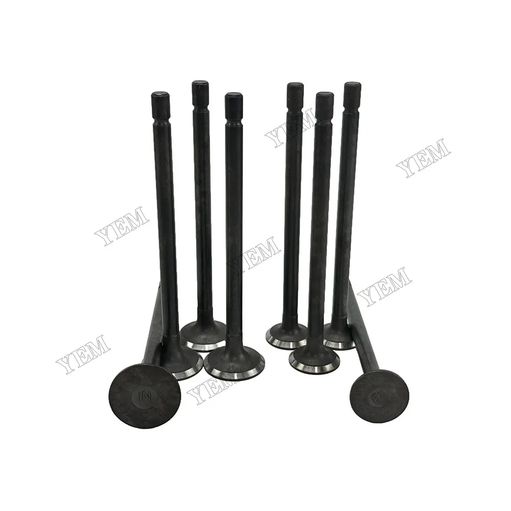 Exhaust and Intake Valve for Isuzu 4FE1s Engine Parts Factory 3