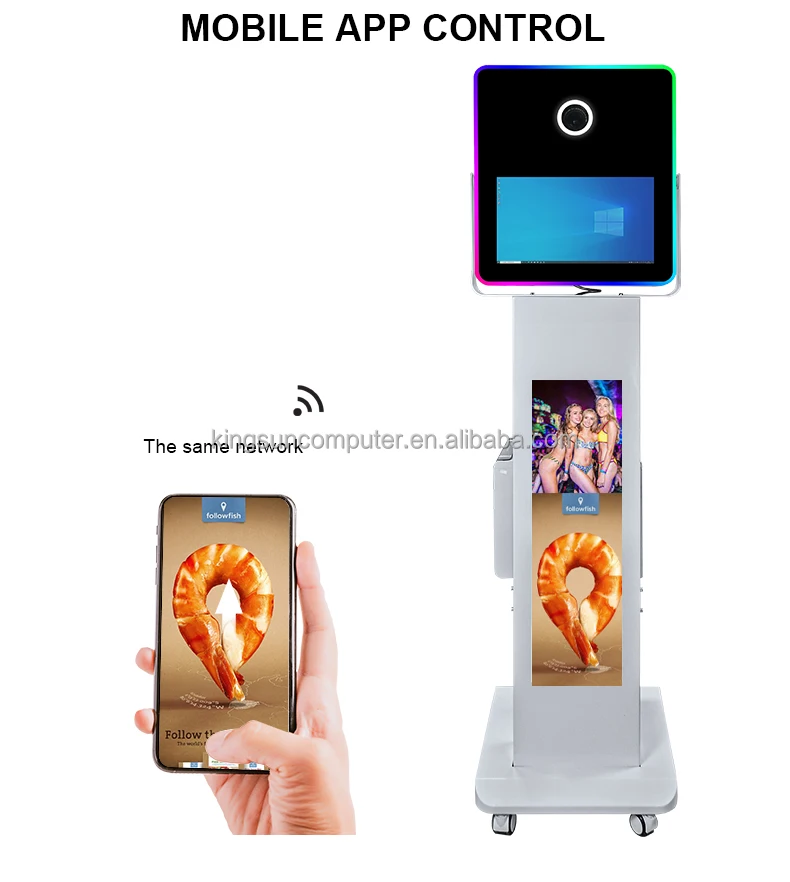 Portable Dslr Photo Booth Digital Booth 29 Inch Lcd Screen Photo Booth