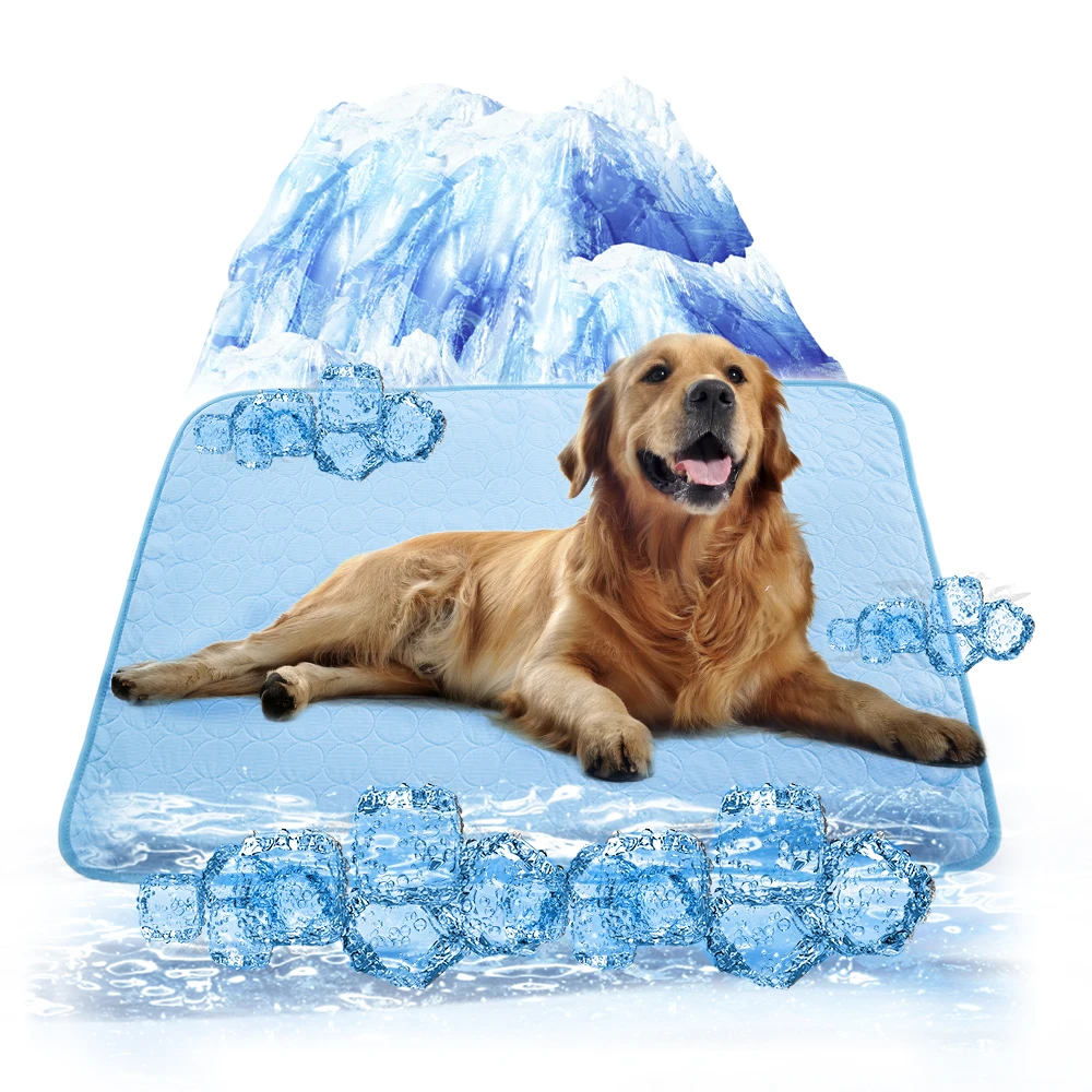 Pets Training Reusable Dog Urine Pee Mat Washable waterproof Super absorbent Ice Mat