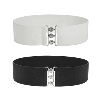 wholesale fabric elastic belt high stretchy wide waist belt women belts for dress