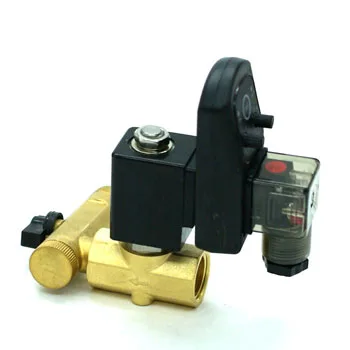 1/2' Electric timing water solenoid valve Brass 2 way compressor Automatic valve 