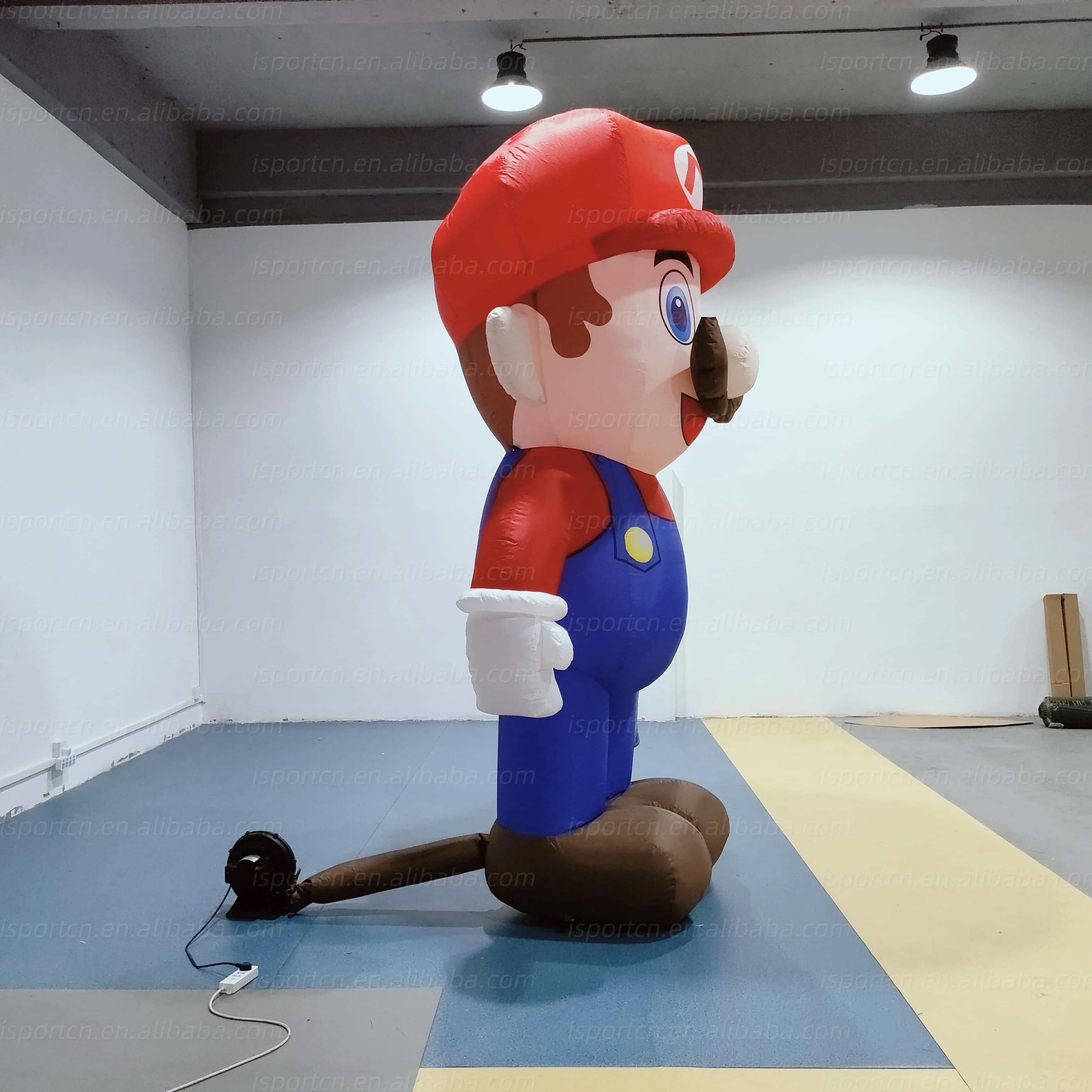 New Design LED Lighting Inflatable Super Mario Blow up Mario Bros Inflatable Mario Model
