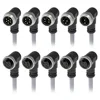 angled molded cable 1m