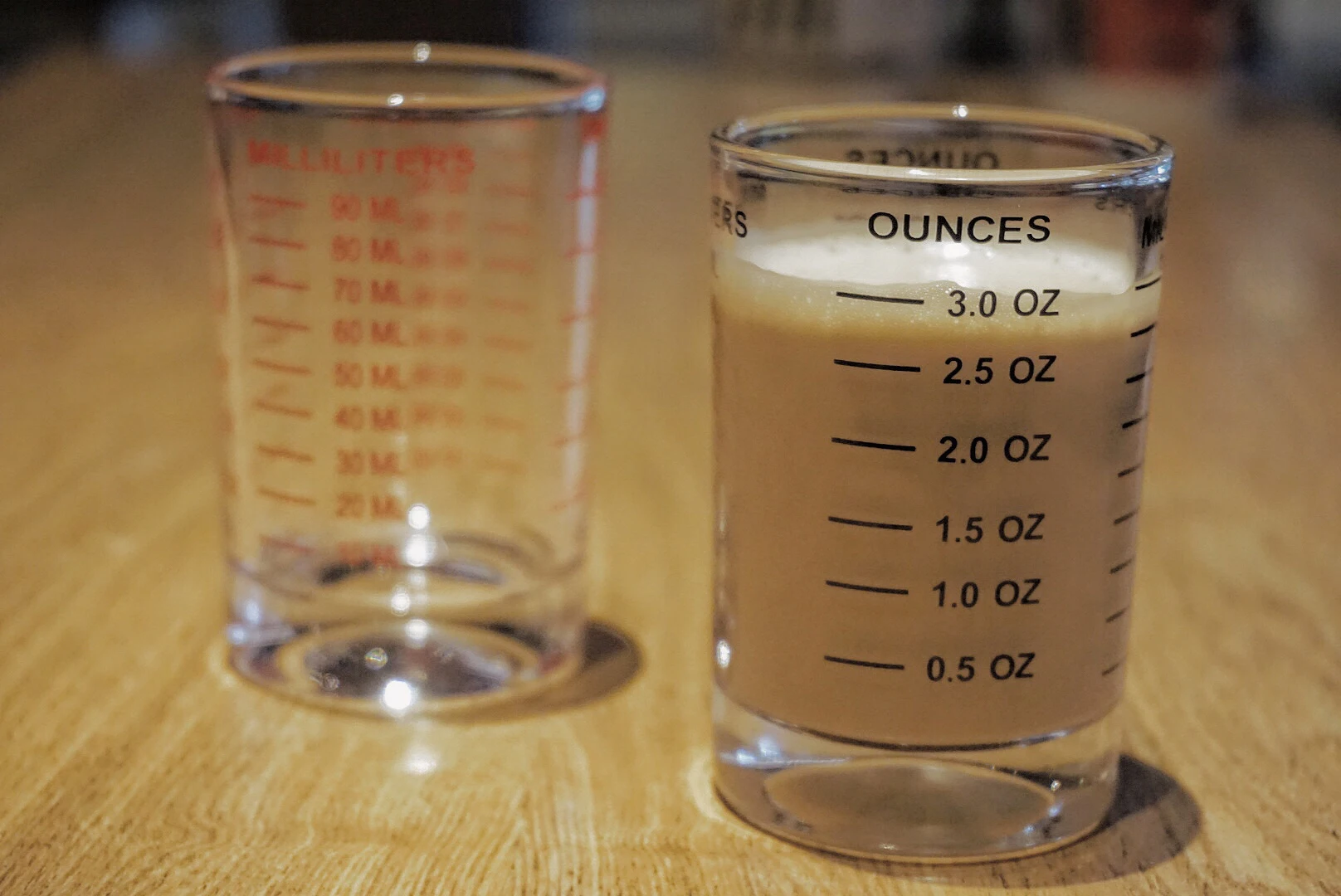 BCnmviku 90ML Espresso Shot Glass Measuring Cups German Measurement Cup High Quality Custom Logo Sublimation Shot Glasses Cup