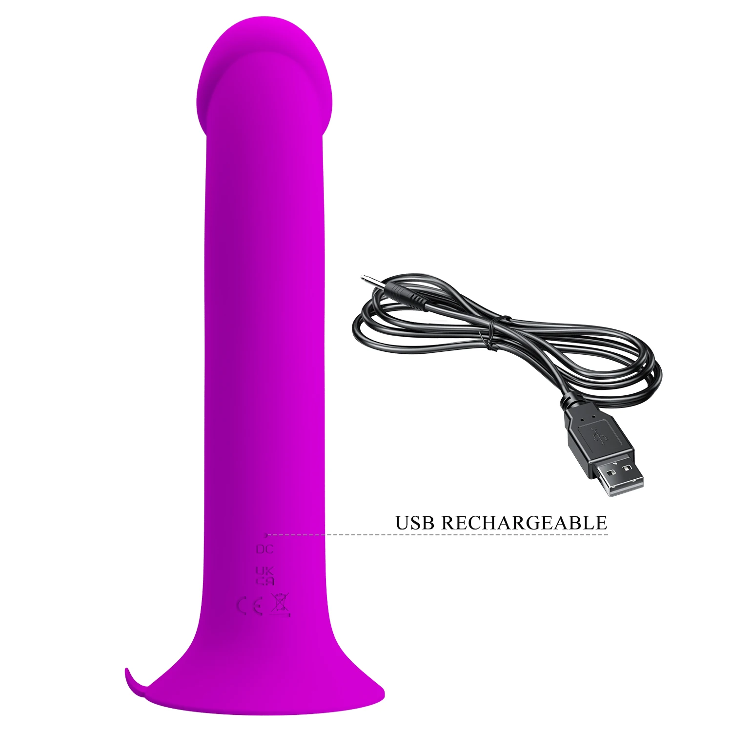 Thrusting Vibrator G Spot Clitoral Vibrator Rechargeable Realistic Silicone Dildo Vibrator Rose Sex Toys for Women
