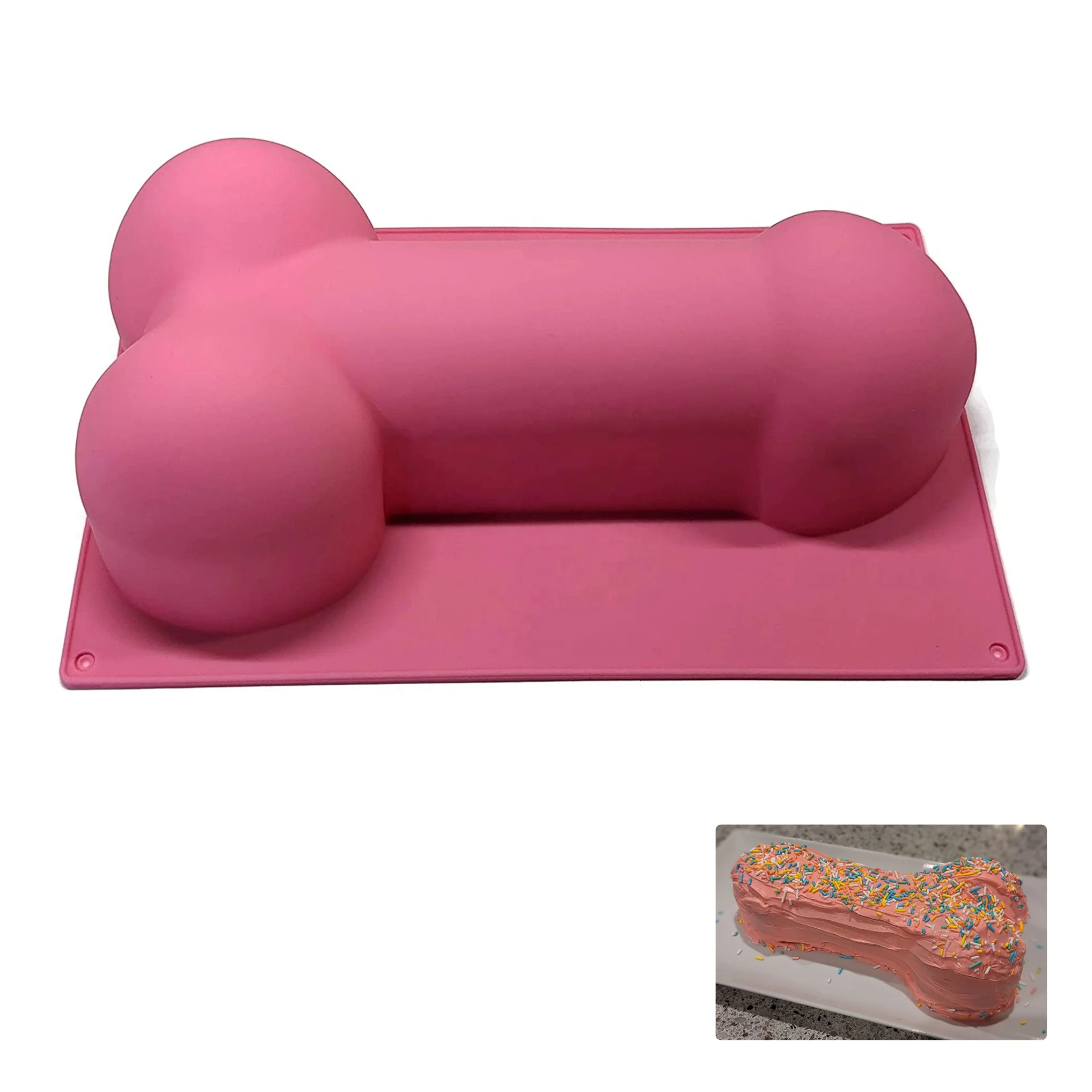 food grade silicone hooligan penis cake