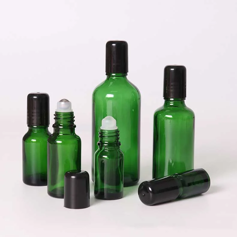 5ml 10ml 15ml 20ml 30ml 50ml 100ml blue green essential oil roller bottles 5 ml amber bottle b for essential oils