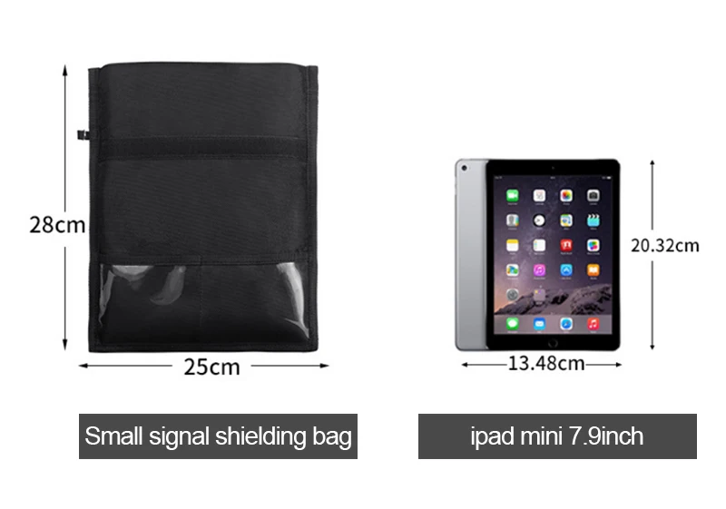FARADAY BAG Large Size Military-grade EMF Protection 5G Blocker  Anti-hacking & Anti-tracking Bag Cell Phone Signal Blocker 