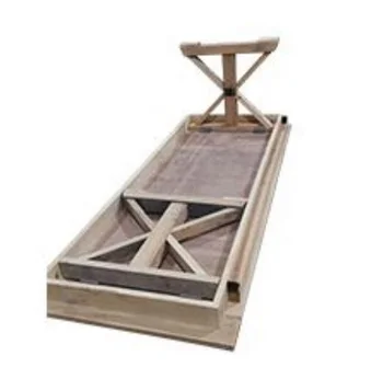 KVJ-1700 Rectangle wood furniture rustic foldable farm table vintage wood folding table
