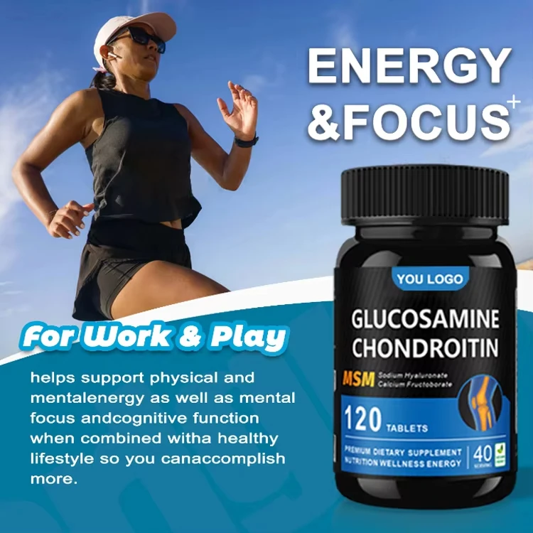 OEM Private Label Private Label Msm Gummies Joint Support Supplement Glucosamine Chondroitin Capsules