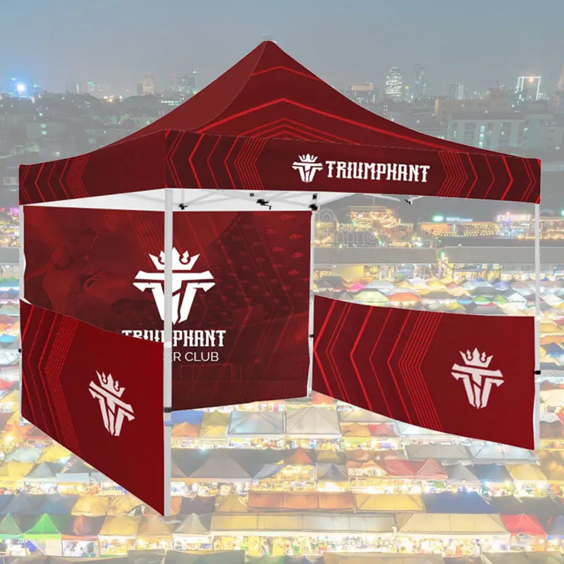 Eco-Friendly Waterproof Trade Show Tent Gazebo Easy Beach Awning Canopy for Outdoor Events manufacture