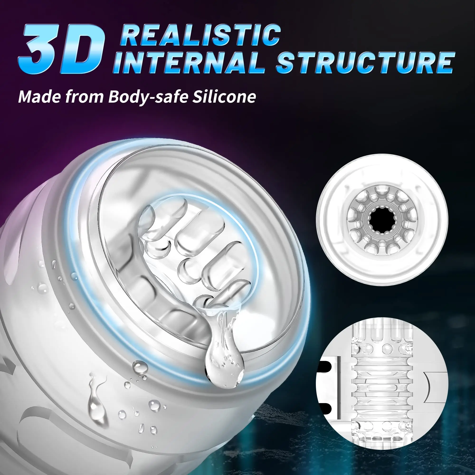 Open-ended Design Hands-Free Squeeze Vibrating Automatic Male Stroker Training Oral Masturbator Cup Sex Toy for Men Masturbating Open-ended Design Hands-Free Squeeze Vibrating Automatic Male Stroker Training Oral Masturbator Cup Sex Toy for Men Masturbating