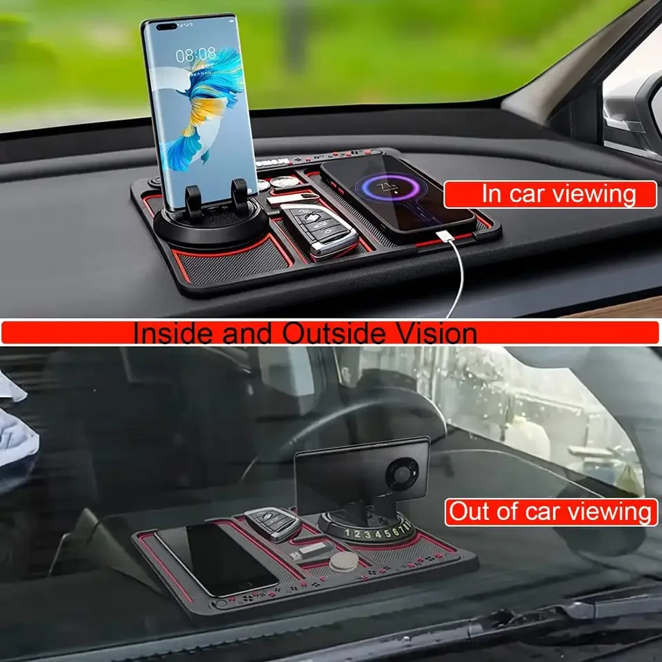 Multifunctional Car Dashboard Anti Slip Pad Mobile GPS Holder Mobile Phone Number Car Anti Slip Pad