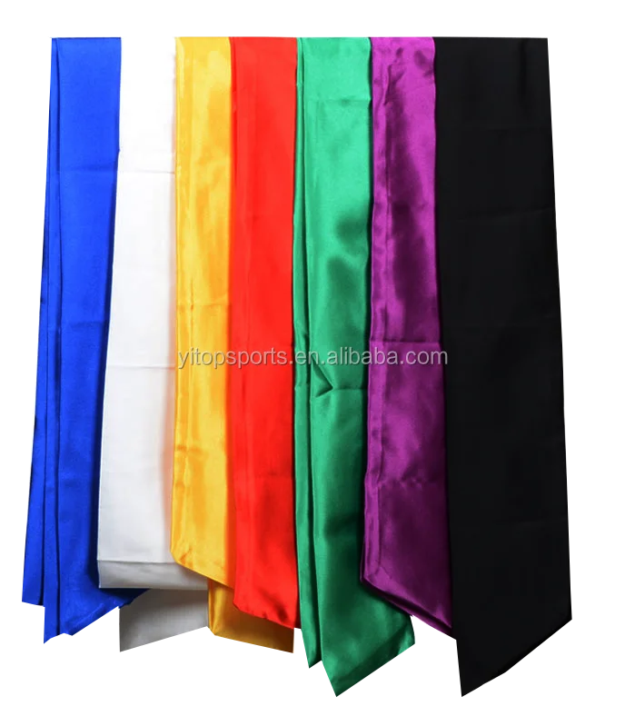 Custom Colorful Silk Satin Kung Fu Belt Taiji Wushu Kungfu Belts Martial Arts Sashes