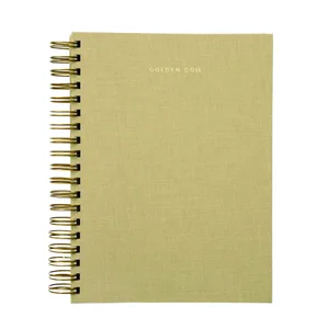High Quality Paper A4 A5 A6 B6 Printed Blank Spiral Loose-leaf Binding Notebooks Wholesale