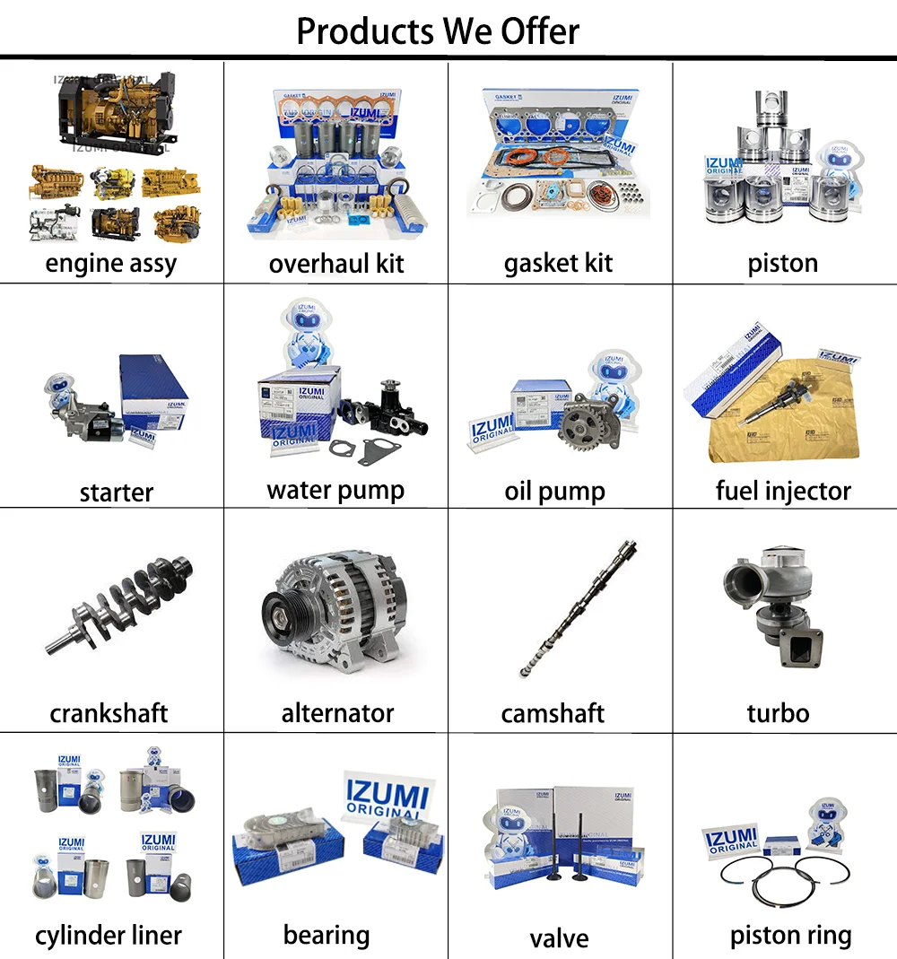 Construction Machinery Engine Parts QSK60 QSK45 QST30 KTA50 QSK50 QSK19 KTA38 KTA19 NT855 parts for cummins manufacture