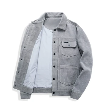custom plus size men's jackets casual corduroy jacket for men's training jackets