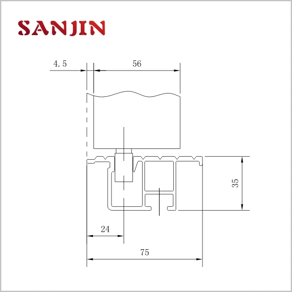 Wittur Elevator Two Panels Center Opening Car Door Operator SJ-ECO-02/C
