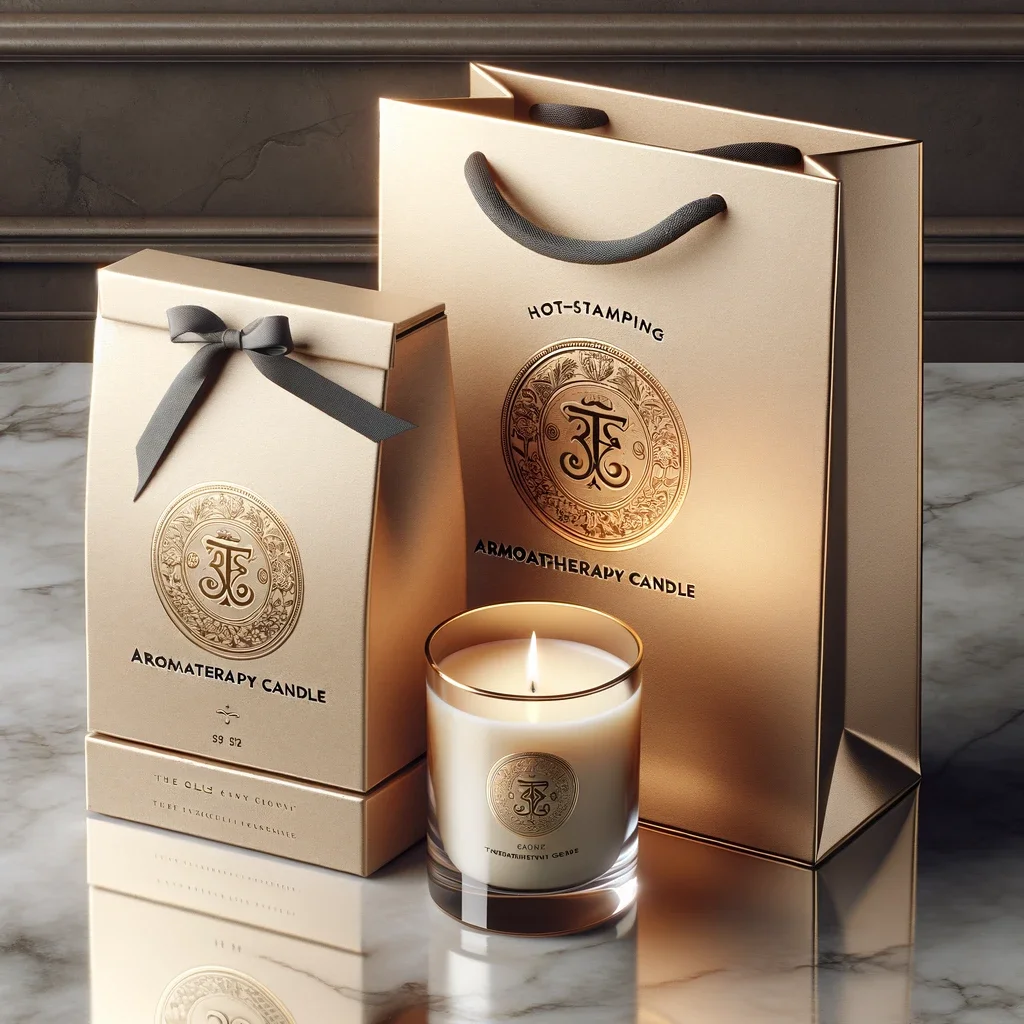 Custom Printed Design Biodegradable Creative Embossing Giveaway Luxury Cardboard Scented Candle Diffuser Packaging Paper Box