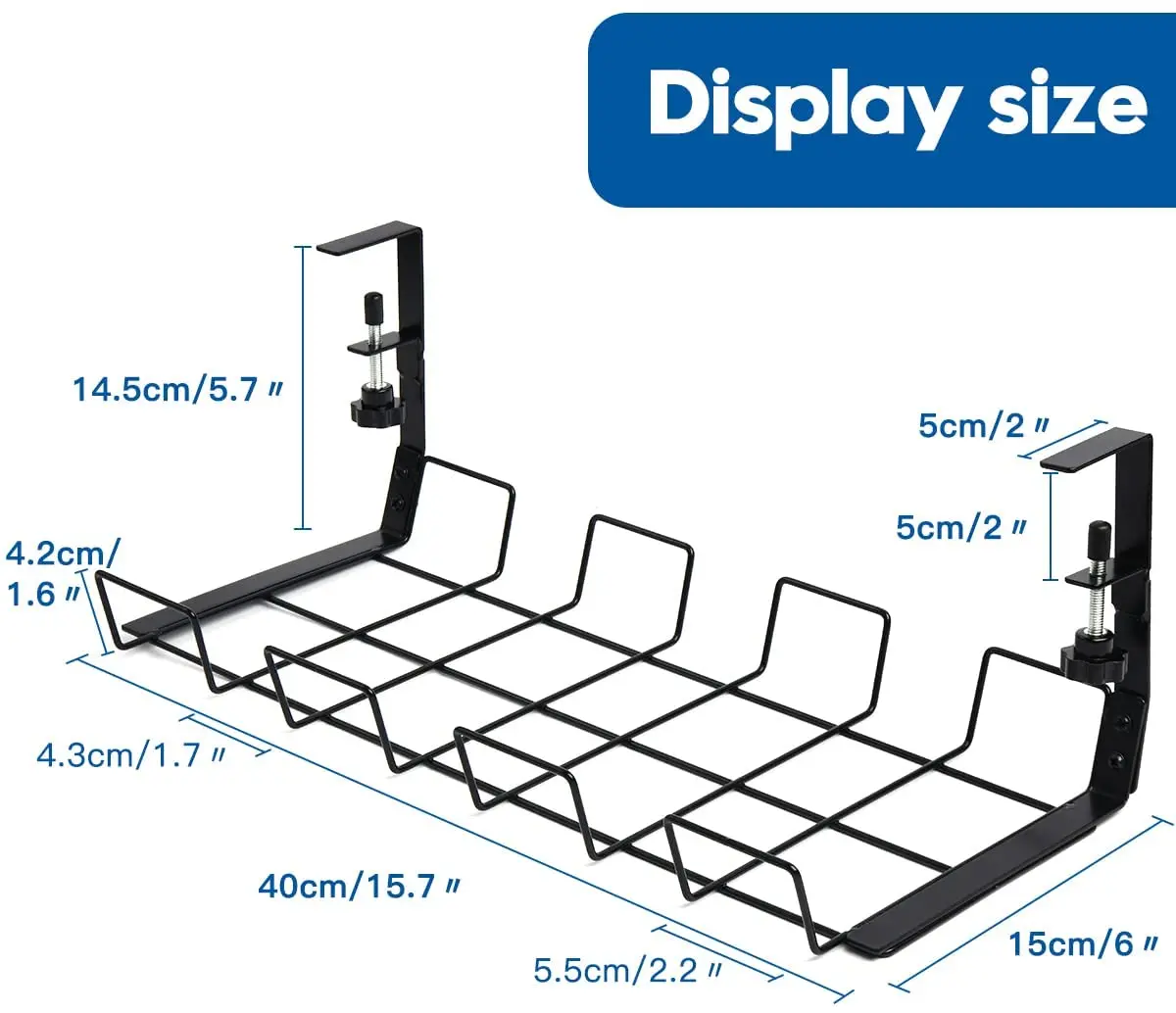 Wire Management Tray Cable Management Rack Desk Cable Tray With Wire