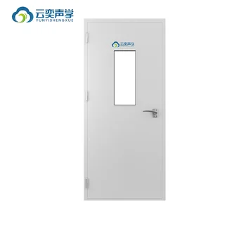 Steel Sound insulated Parent Door Leaf Security Interior Fireproof Door With Glass