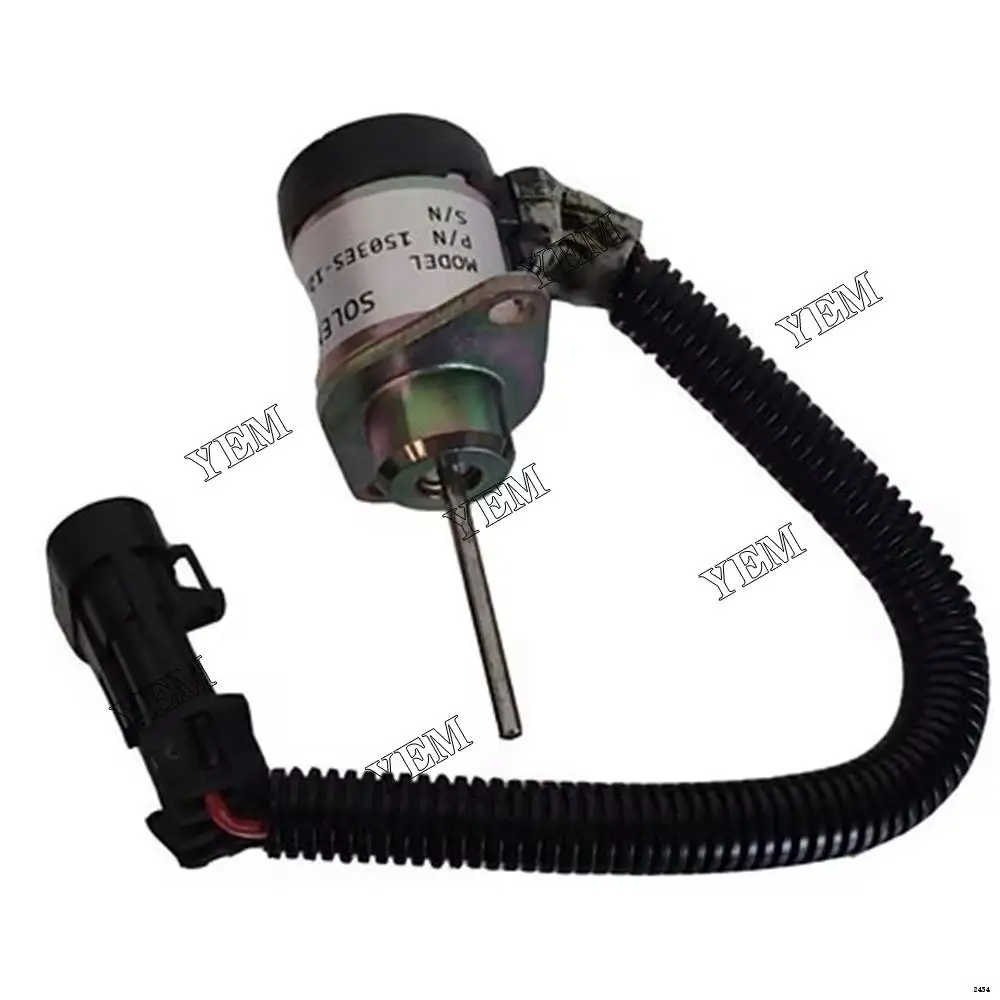High Performance New Kumar Bros USA Fuel Shut Off Solenoid FITS for Bobcat T190 V2003MDI V2403MDI