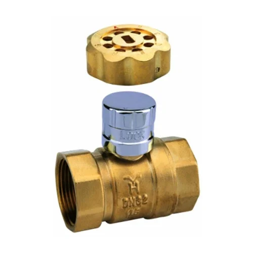 China Professional Supplier Durable Brass Magnetic Locking Ball Valve  High Pressure Female Threaded Water HA-1050 supplier