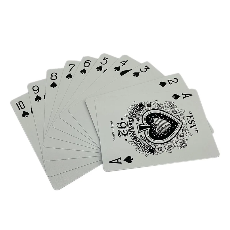 manufacturer oem paper playing cards custom design poker card