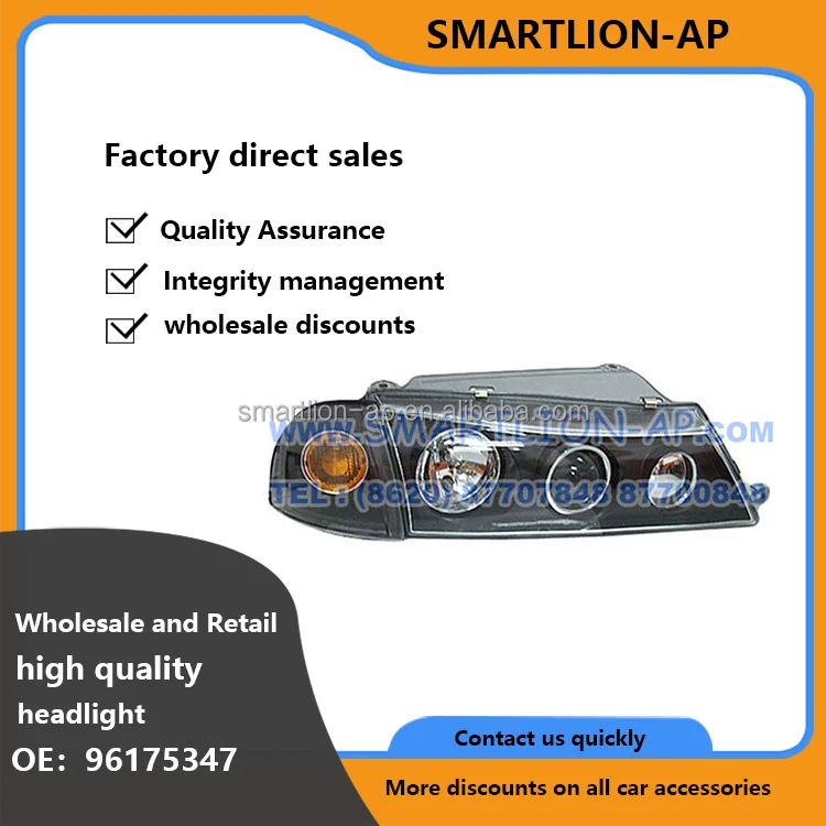 High-quality Halogen Headlight 96175347 for Daewoo Cielo