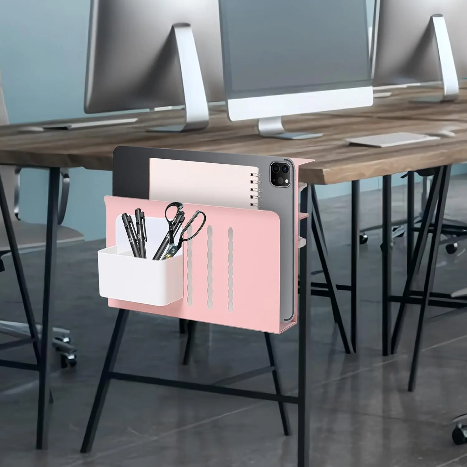 Mocoli Cassetto Sottopiano, Supporto da Scrivania Invisibile, Cassetti Organizer da Scrivania
