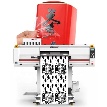 60CM Uv Cup Warp Transfer Dtf Inkjet Digital Roll Printing Plotter Large Professional Personalized Decal Printer Sticker Machine