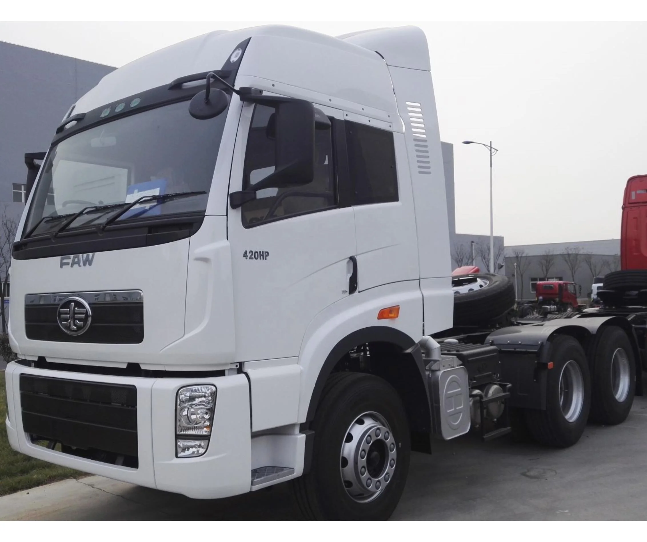 faw j5 6x4 tractor head truck 420hp engine