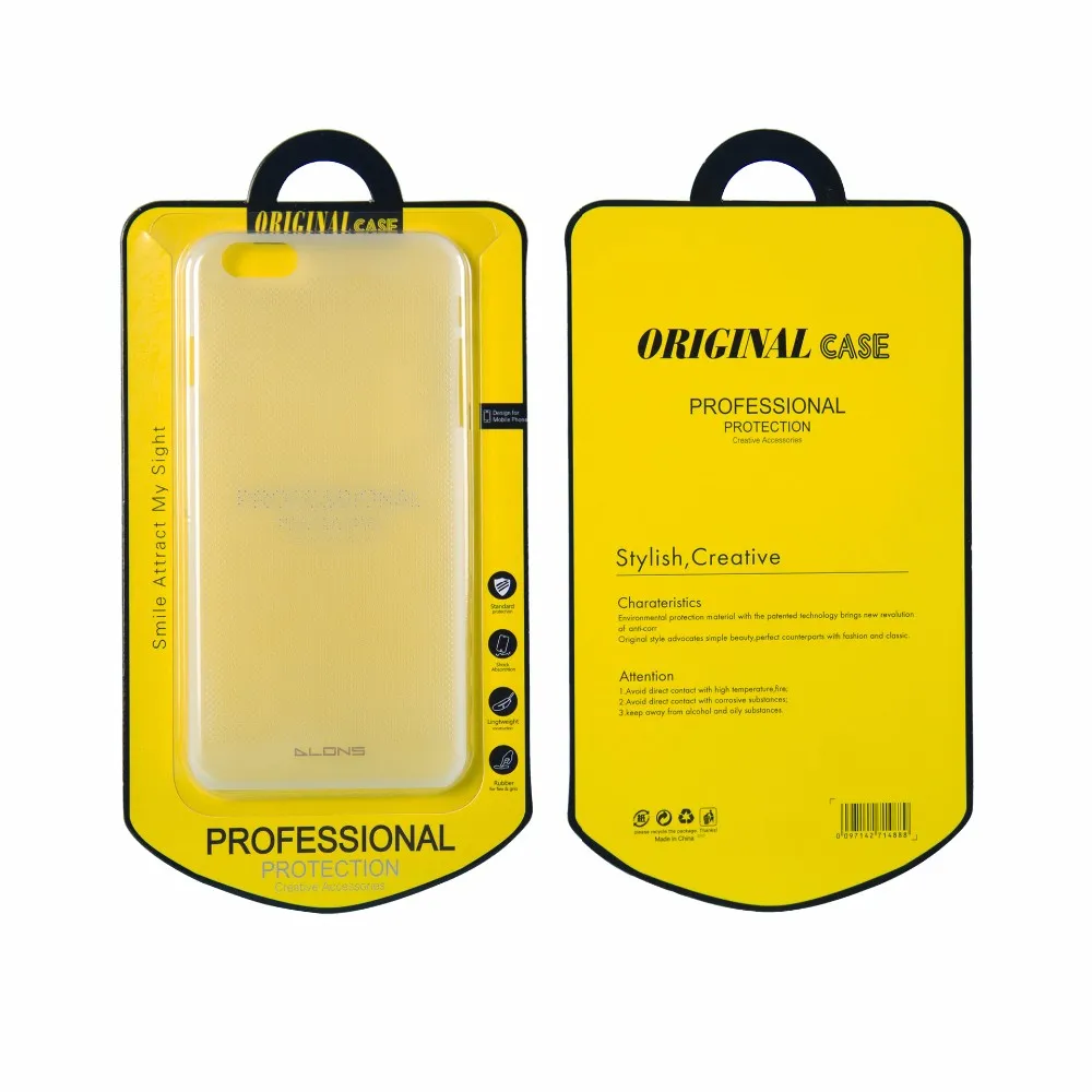 Custom Cell Phone case Retail Blister Plastic Packaging Box Phone case Packaging Customized logo