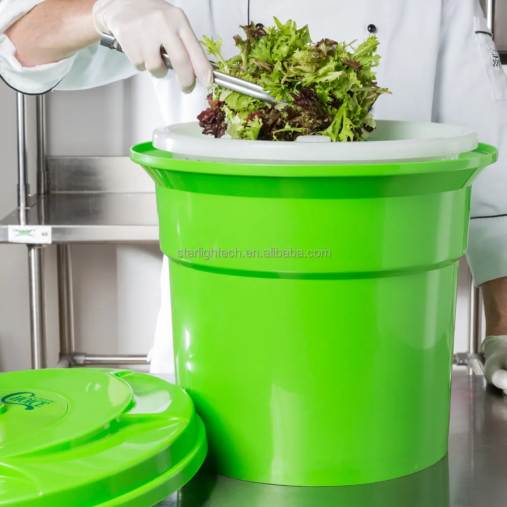 Dynamic 5 Gallon Commercial Salad Spinner Restaurant Manual Lettuce Dryer