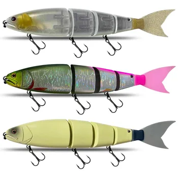 CHEERY Japanese-style Large Multi-section Stainless Steel Live Bait 300mm Floating 180g Sinking 188g Mandarin Fish Golden – Lure – view 4