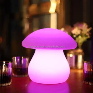 Luminous Mushroom Lamp Various Colors Charging LED Light for Terrace Path Outdoor Lawn Lamp