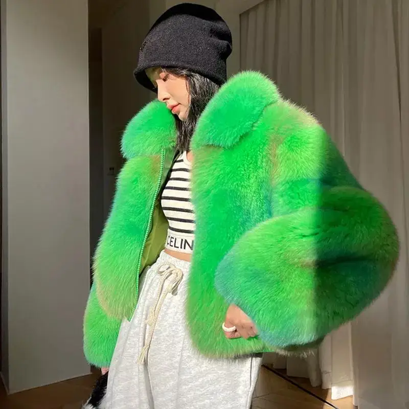 Furbility 2022 Winter Women's Super Nice Quality Real Fox Fur