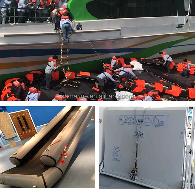 Open Type Life Raft with Marine Evacuation Systems specialized Maritime ...