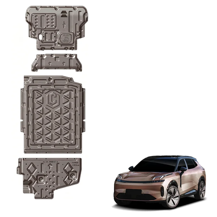 Placa Antiderrapante Maremlyn para Lynk & Co 08, Placa de Motor em Alumínio e Magnésio, Proteção para Bateria, Direção, Motor e Tanque de Combustível, Acessórios para Carro EV