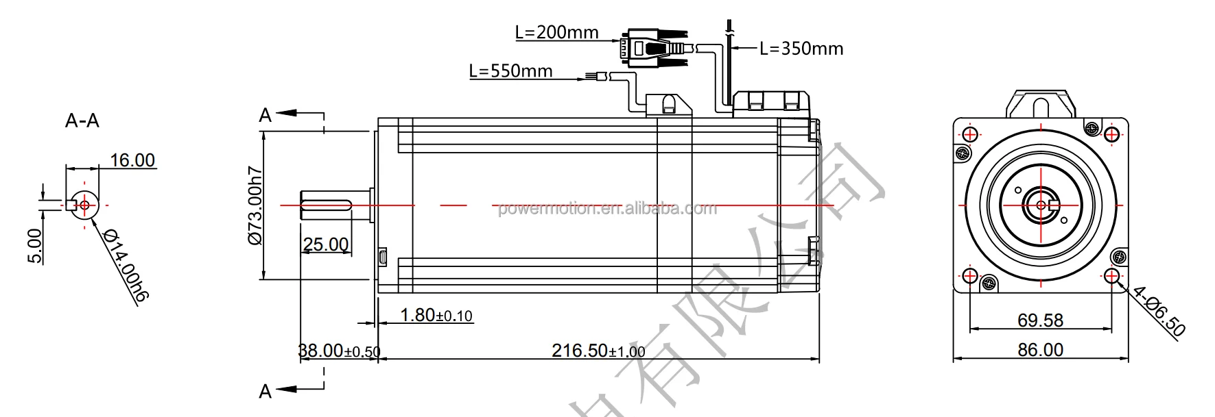 86j18156ec 1000 Ls Scg 2hss86h N Sc 2 Phase 6a Closed Loop Stepper Motor With Brake For Cnc