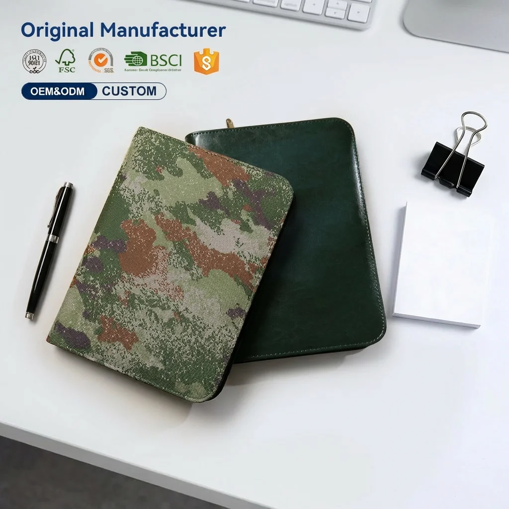 Assorted PU Leather Spiral Binding Durable Hardcover A5 Notebook Journal Diary Bundle for Office School Gift Multi Color Cover