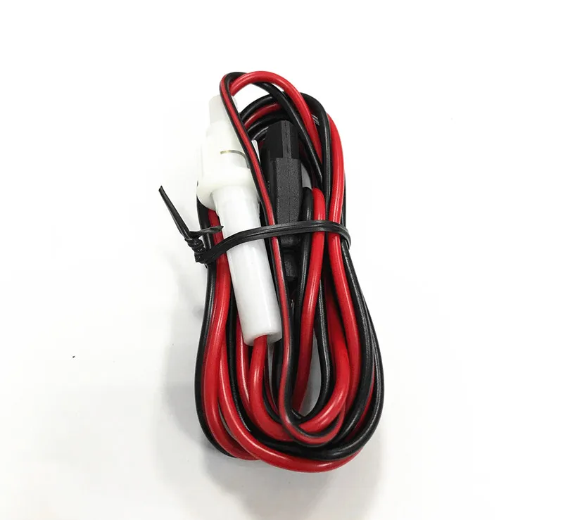 Factory 4.8 ft Fused 2-Wire 3 Pin CB Radio Power Cord Stripped Ends Replacement Communication Cable for Car Radio