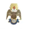 Cut out Scottish Rite 32 wings Down