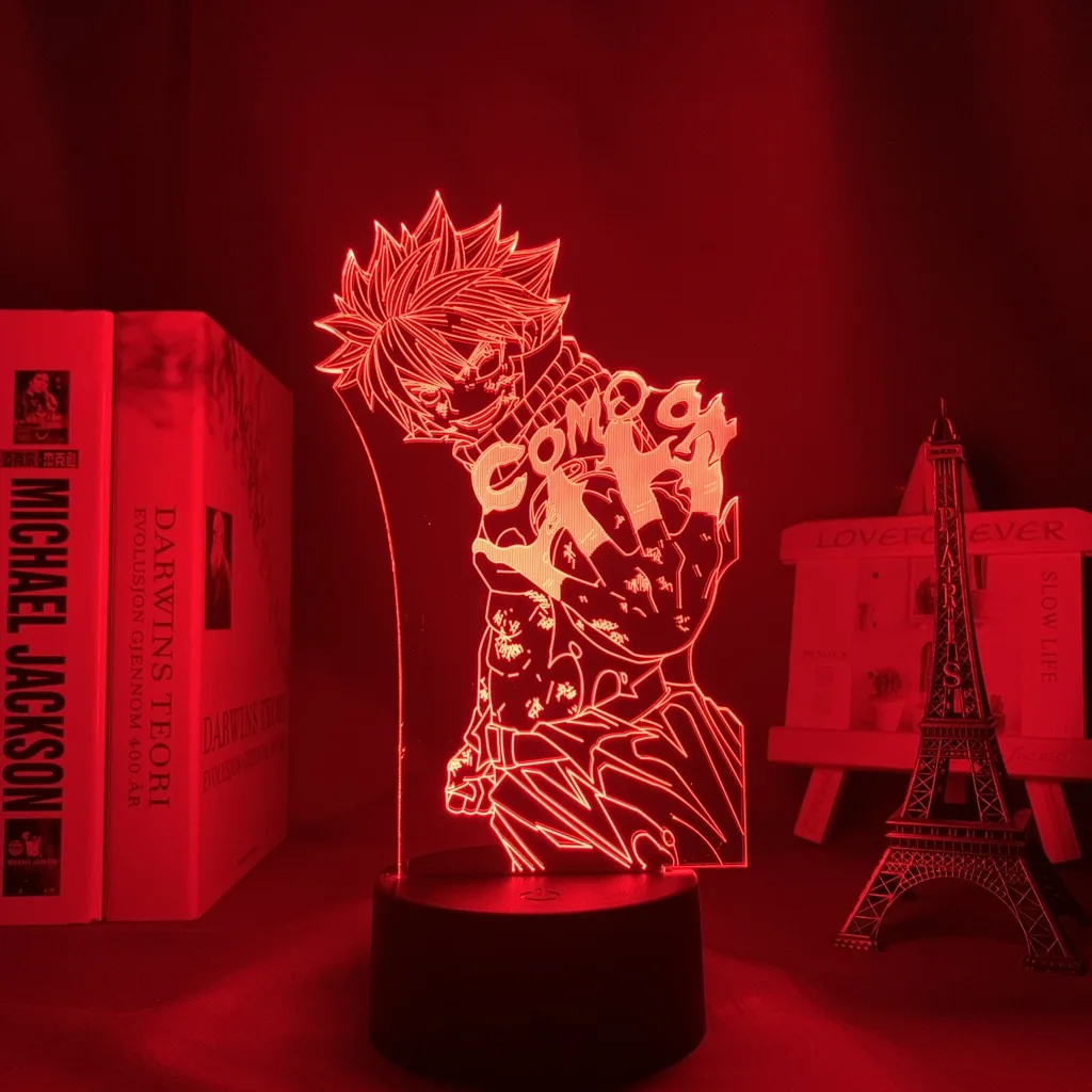 Tw 2656 Fairy Tail Figure D Anime 3d Illusion Lampe Pour La Decoration De La Maison Cadeau D Anniversaire Manga Usb 3d Nuit Lampe Natsu Dragneel Buy 3d Illusion Lampe Usb 3d Nuit Lampe Anime Figure