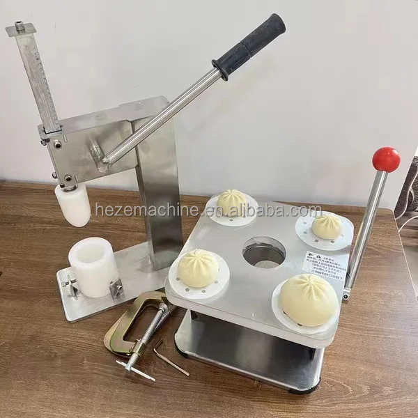 Commercial Bun Forming Machine Manual Home Use Baozi Cha Siu Bao Bun Maker Making Machine - Image 2
