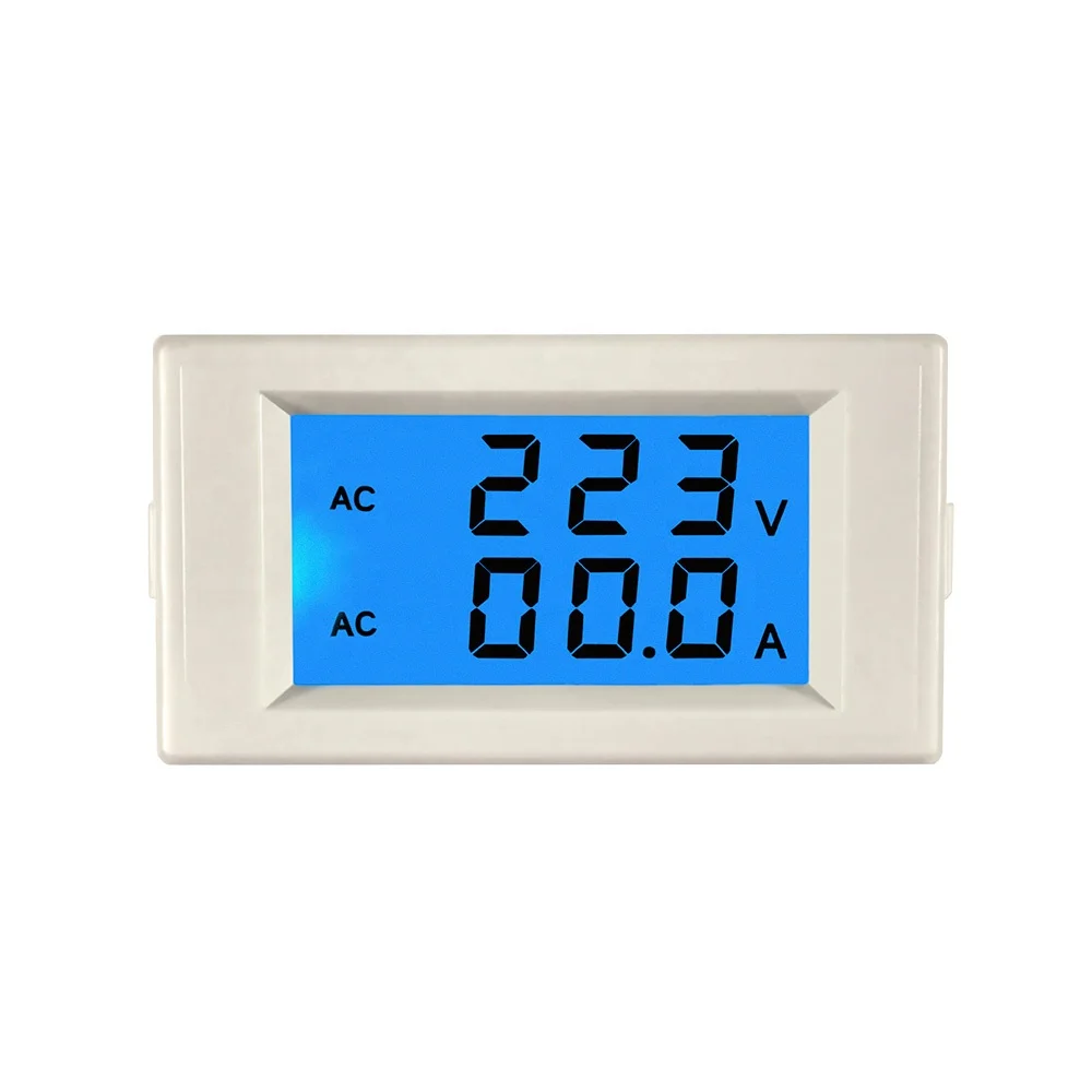 Voltmètre Ampèremètre Numérique AC 80-300V 0-100A - Afficheur Volt Ampérage  Multimètre 2 en 1